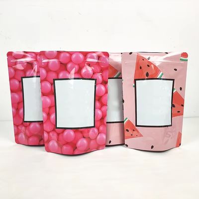 Sacchetti Mylar con cerniera stampata su misura per imballaggi alimentari