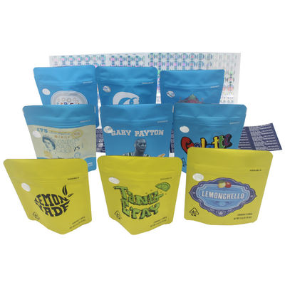 Sgomberamento termico in foglio di alluminio sacca Mylar personalizzata stampata logo ziplockk sacchetti Mylar