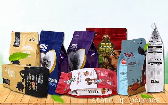 Supporto della plastica sulle borse della chiusura lampo a prova d'umidità per l'imballaggio per alimenti