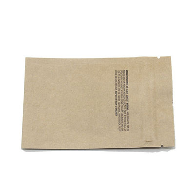 Sacchetto di carta Kraft Stand Up Zipper Kraft Borsa di carta impermeabile Zipper sigillata ricapribile