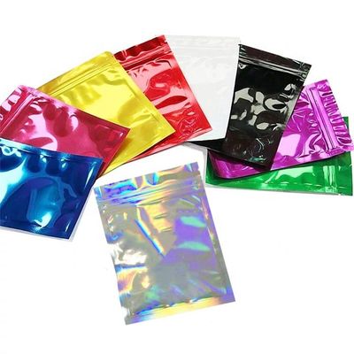 Sacchetti di plastica ri-chiudibili olografici 7g Sacchetto in alluminio