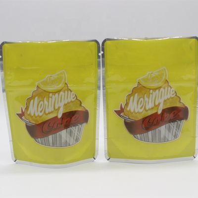 Tasse da 1 libbra di Mylar in foglio di alluminio VMPET stampato Flat bottom pouch stampato GMP