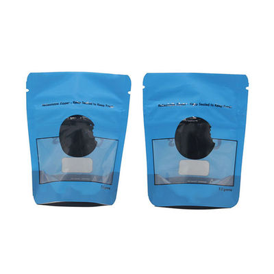 100g sacchetto di plastica 3OZ sacchetti alimentari ricapribili larghezza 4,75 pollici