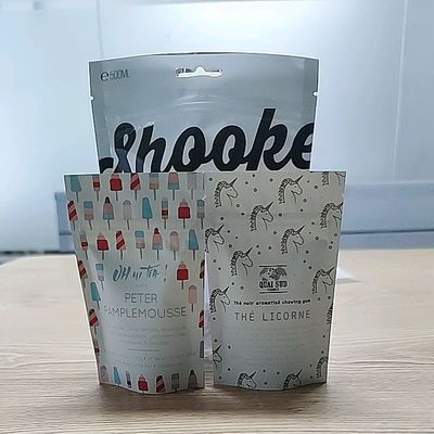 Biscotti Doypack LDPE Risaleable 14g Stand Up Zipper Bags SGS