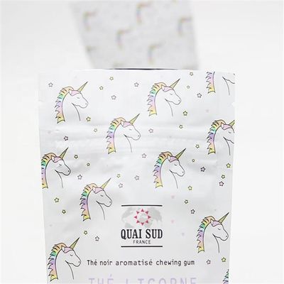 Stand Up Mylar Sacchetti di foglio di alluminio Marijuana erba erba cerniera Sacchetti ricapsulabili