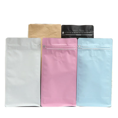 Sacchetti di caffè sigillati con valvola riutilizzabile 12 once Stand Up Mylar Borse 8 stampa a colori