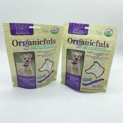 ODM Digital Printed Stand Up Bags Doypack riciclabile per snack per cani