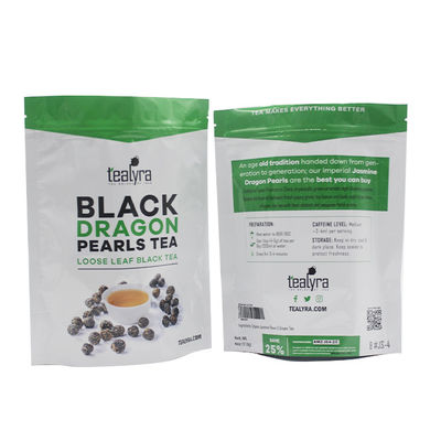 Imballaggio per caffè biodegradabile sacchetto strappato incollare a prova di bambini sacchetti da caffè da 2 oz