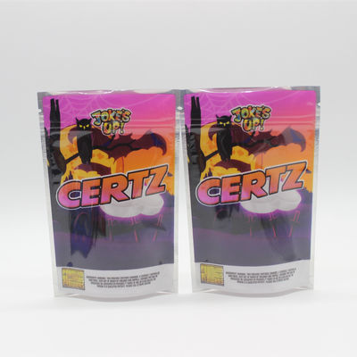 Scendi a prova di odore ziplock sacchetti a prova di bambino Mylar sacchetto zipper