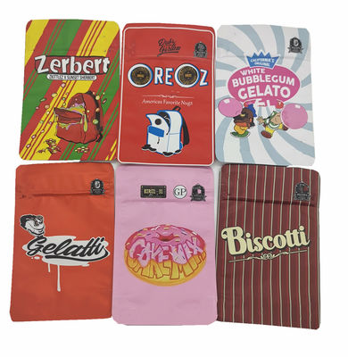 Sacchetto Mylar a contatto morbido a prova di bambino 16 oz Stampa gravura Stand Up Retort Bag