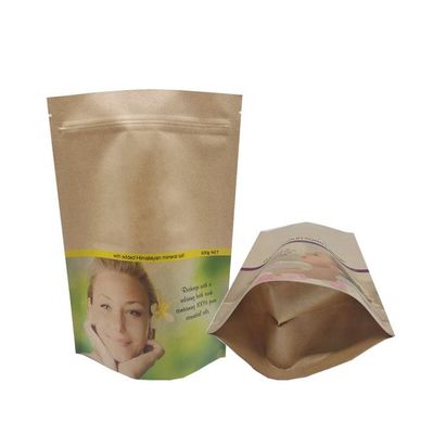 OEM Kraft Paper ziplockk sacchetti