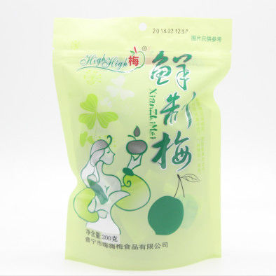 Imballaggio con sacchetto ri-chiudibile in PET Volume verde 200 g Sacchetti a sigillo termico Mylar