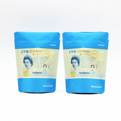EPI Flat Bottom Gusset Bag 150g Stand Up Mylar Bag 5,1 pollici di larghezza