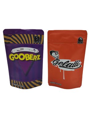 Stampa digitale Fogli di alluminio ziplockk sacca Stand Up Food Odor Proof Zipper sacchetti Mylar