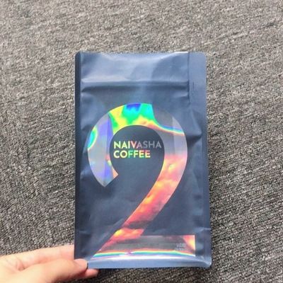 200 micron carta di alluminio stampato sacchetto di caffè vedere attraverso la borsa SGS
