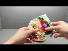 cannabis di plastica di mylar delle borse di forma irregolare dell'erbaccia che imballa con la chiusura lampo