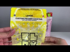 doypack trasparente d'imballaggio del sacchetto della bevanda dell'alcool del succo per l'abitudine