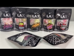 Borsa per imballaggio con finestra personalizzata Borsa per imballaggio in lamina olografica con finestra trasparente