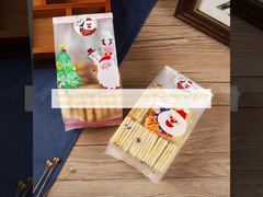 Sacchetto di imballaggio di Natale per biscotti per gomma da zucchero