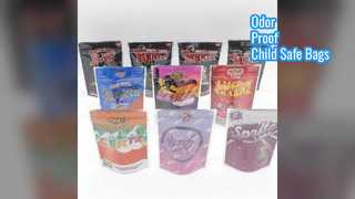 Borse in Mylar antiodore Custodia con cerniera a prova di bambino